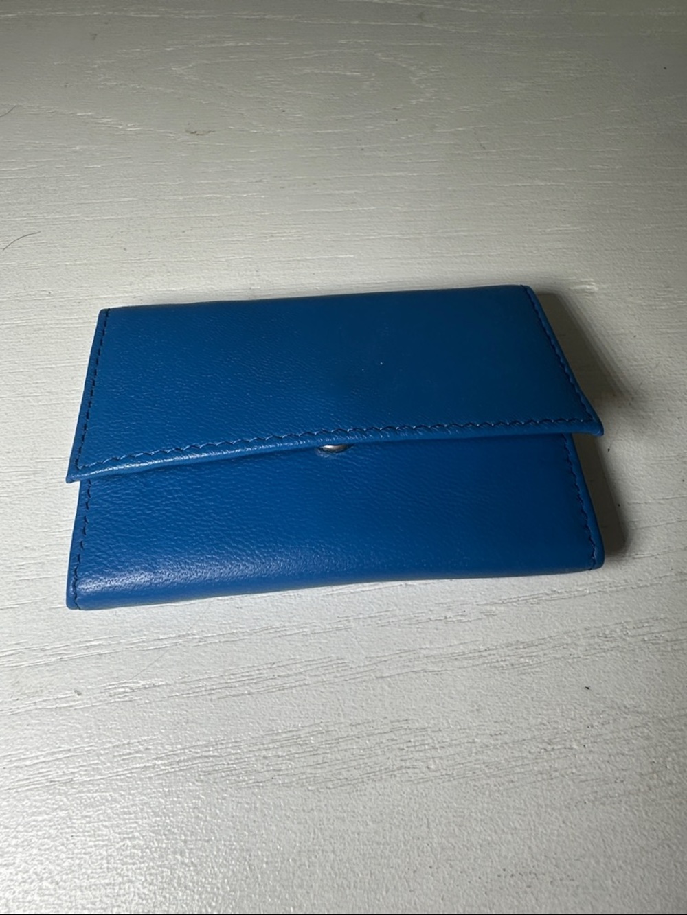 Women’s Blue Leather Wallet